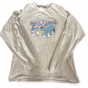 Disney Long Sleeve Shirt with Eeyore Design